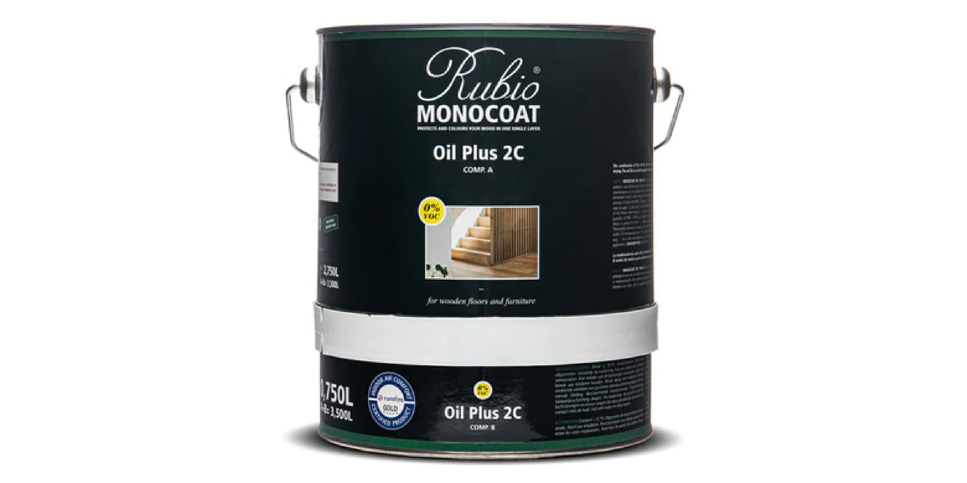Rubio Monocoat Oil Plus 2C – Protecție și Colorare a Lemnului într-un Singur Strat